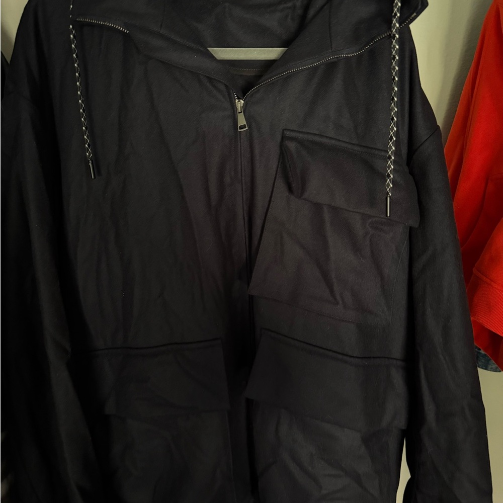 Men's Black Trench Coat